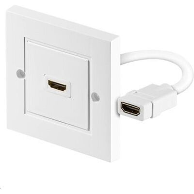 MicroConnect HDMI (Typ A) — HDMI (Typ A) (0.09 m), Videokabel, Weiss MicroConnect HDMI (Typ A) — HDMI (Typ A) (0.09 m), Videokabel, Weiss