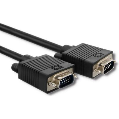 Qoltec Kabel D-Sub 15pin HD Stecker,beiderseitig geschirmt zweifach (1.50 m), Videokabel, Schwarz Qoltec Kabel D-Sub 15pin HD Stecker,beiderseitig geschirmt zweifach (1.50 m), Videokabel, Schwarz