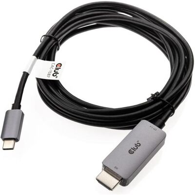Club 3D HDMI (Typ A) — USB C (3 m), Videokabel, Schwarz Club 3D HDMI (Typ A) — USB C (3 m), Videokabel, Schwarz
