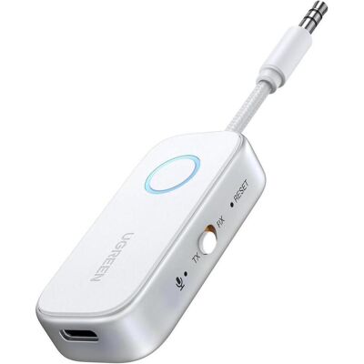 Ugreen CM872 Transmitter (Sender & Empfänger), Bluetooth Audio Adapter, Weiss Ugreen CM872 Transmitter (Sender & Empfänger), Bluetooth Audio Adapter, Weiss