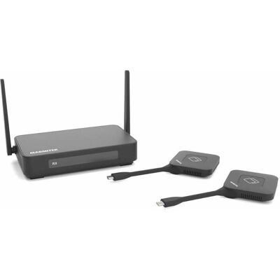 Marmitek Präsentations-System Stream 4K Pro Kit, Gewicht: 170 g (50 m, HDMI 2.0), Wireless Transmitter, Schwarz Marmitek Präsentations-System Stream 4K Pro Kit, Gewicht: 170 g (50 m, HDMI 2.0), Wireless Transmitter, Schwarz