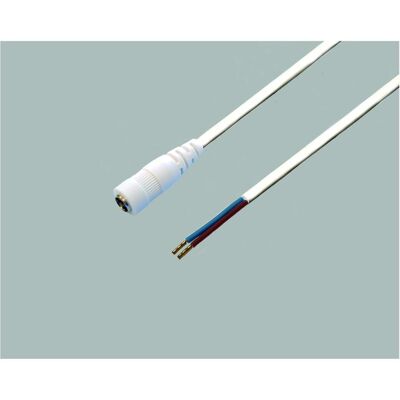 BKL Electronic 075203 Niedervolt-Anschlusskabel Niedervolt-Buchse - offene Kabel, Elektronikkabel + Stecker, Weiss BKL Electronic 075203 Niedervolt-Anschlusskabel Niedervolt-Buchse - offene Kabel, Elektronikkabel + Stecker, Weiss