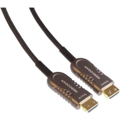 Mercodan Fiber optisk HDMI 5m, HDMI (5 m), Videokabel, Schwarz Mercodan Fiber optisk HDMI 5m, HDMI (5 m), Videokabel, Schwarz