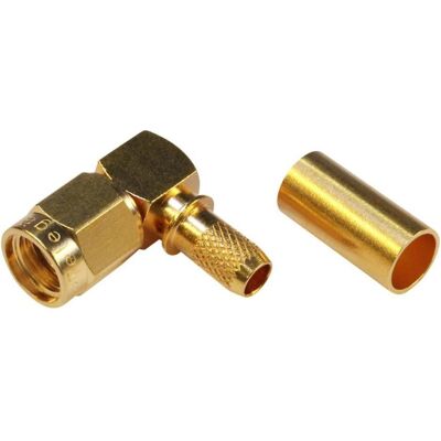 Telegärtner SMA-Reverse-Steckverbinder Stecker, gewinkelt 50 Ohm J01150R0031 1 St., Elektronikkabel + Stecker, Gold Telegärtner SMA-Reverse-Steckverbinder Stecker, gewinkelt 50 Ohm J01150R0031 1 St., Elektronikkabel + Stecker, Gold