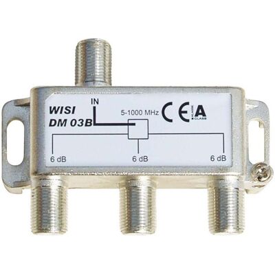 WISI DM 03 B Cable splitter Silber (Verteiler), SAT Zubehör, Silber WISI DM 03 B Cable splitter Silber (Verteiler), SAT Zubehör, Silber