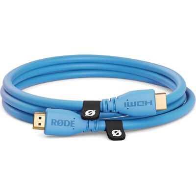 RØDE HDMI-1.5 Blue (1.50 m), Videokabel, Blau RØDE HDMI-1.5 Blue (1.50 m), Videokabel, Blau