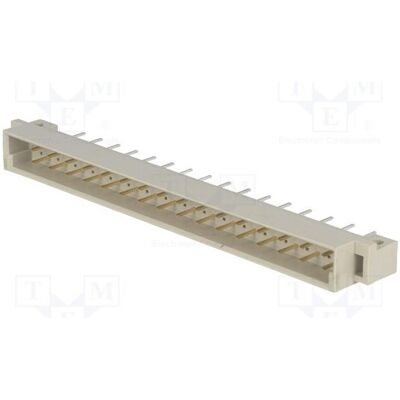 Harting Steckverbinder: DIN 41612 Buchse männlich PIN: 32 gerade 2A, Elektronikkabel + Stecker Harting Steckverbinder: DIN 41612 Buchse männlich PIN: 32 gerade 2A, Elektronikkabel + Stecker
