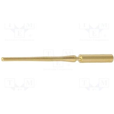 Harting Kontakt männlich vergoldet 0,08÷0,22mm2 Crimpverbindung, Elektronikkabel + Stecker Harting Kontakt männlich vergoldet 0,08÷0,22mm2 Crimpverbindung, Elektronikkabel + Stecker