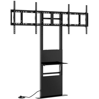 Hagor Standsystem 600x400mm schwarz 2x 55kg/2x 55-65"/Boden-Wand-Montage (Boden, Wand, 55 kg, 55" - 65"), TV Wandhalterung, Schwarz Hagor Standsystem 600x400mm schwarz 2x 55kg/2x 55-65"/Boden-Wand-Montage (Boden, Wand, 55 kg, 55" - 65"), TV Wandhalterung, Schwarz