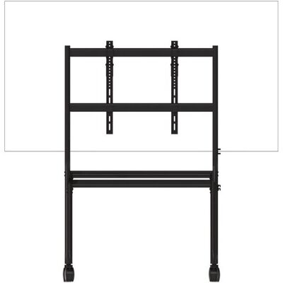 Vision Display Staffelei Trolley - LEBEN (100 kg, 55" - 100"), TV Ständer, Schwarz Vision Display Staffelei Trolley - LEBEN (100 kg, 55" - 100"), TV Ständer, Schwarz