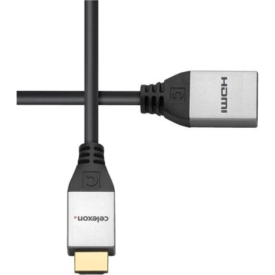 Celexon HDMI M/F Adapter mit Ethernet - 2.0a/b 4K 0,25m - Professional Line (0.25 m), Videokabel, Schwarz Celexon HDMI M/F Adapter mit Ethernet - 2.0a/b 4K 0,25m - Professional Line (0.25 m), Videokabel, Schwarz