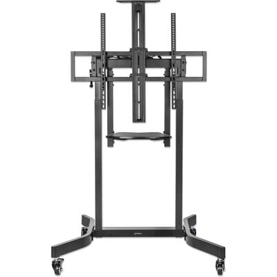 Manhattan Motorisierter Multimedia TV-Ständer auf Rollen für 55 bis 100 Zoll, elektrisch höhenverstellbar (120 kg, 55" - 100"), TV Ständer, Schwarz Manhattan Motorisierter Multimedia TV-Ständer auf Rollen für 55 bis 100 Zoll, elektrisch höhenverstellbar (120 kg, 55" - 100"), TV Ständer, Schwarz