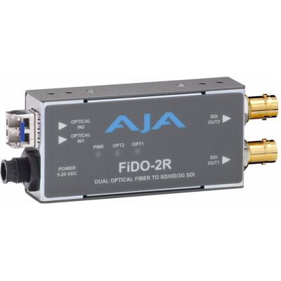 AJA FiDO-2R Dual Channel Fiber to SDI (Extender), Video Converter AJA FiDO-2R Dual Channel Fiber to SDI (Extender), Video Converter