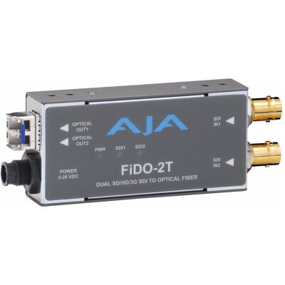 AJA FiDO-2T Dual Channel SDI to Fiber - Video Extender, Video Converter AJA FiDO-2T Dual Channel SDI to Fiber - Video Extender, Video Converter