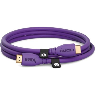 RØDE HDMI-1.5 Purple (1.50 m), Videokabel, Violett RØDE HDMI-1.5 Purple (1.50 m), Videokabel, Violett