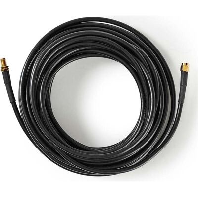 Nedis Antennenkabel - SMA-Stecker - SMA-Buchse - Vergoldet - 50 Ohm - Doppelt geschirmt - 10.0 m - R (Antennenkabel), Antennenkabel Nedis Antennenkabel - SMA-Stecker - SMA-Buchse - Vergoldet - 50 Ohm - Doppelt geschirmt - 10.0 m - R (Antennenkabel), Antennenkabel
