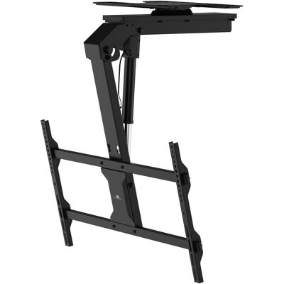 Maclean Elektrische Deckenhalterung mit Fernbedienung (Decke, 45 kg, 43" - 86"), TV Wandhalterung, Schwarz Maclean Elektrische Deckenhalterung mit Fernbedienung (Decke, 45 kg, 43" - 86"), TV Wandhalterung, Schwarz