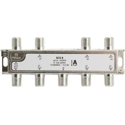 Triax SCS 8 F-Verteiler 5-2400 MHz DC (Verteiler), SAT Zubehör, Grau Triax SCS 8 F-Verteiler 5-2400 MHz DC (Verteiler), SAT Zubehör, Grau