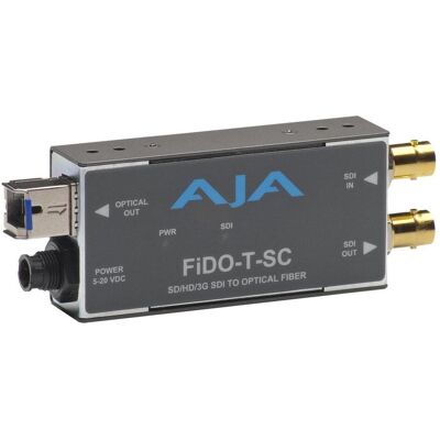 AJA FiDO-T-SC - Einzelkanal SDI zu SC Fiber Video Extender - 1310 nm AJA FiDO-T-SC - Einzelkanal SDI zu SC Fiber Video Extender - 1310 nm