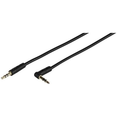 Vivanco Klinkenverbindung Winkel 3,5 mm, 1,5m (1.50 m, AUX Kabel), Audiokabel Vivanco Klinkenverbindung Winkel 3,5 mm, 1,5m (1.50 m, AUX Kabel), Audiokabel