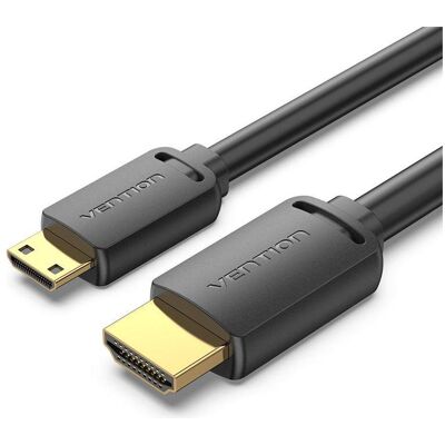 Vention Mini HDMI zu HDMI Kabel 4K Schwarz Vention Mini HDMI zu HDMI Kabel 4K Schwarz