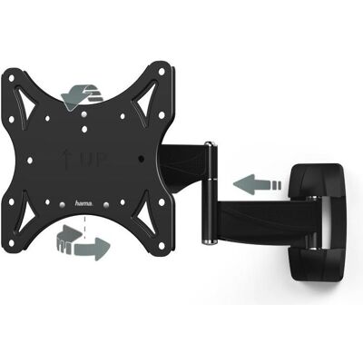 Hama TV-Wandhalterung FULLMOTION, 5 Sterne, 122 cm (48), 2 Arme, Schwarz (00179007) (Wand, 20 kg), TV Wandhalterung, Schwarz Hama TV-Wandhalterung FULLMOTION, 5 Sterne, 122 cm (48), 2 Arme, Schwarz (00179007) (Wand, 20 kg), TV Wandhalterung, Schwarz
