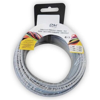EDM Kabelrolle Flexibel 25mm Grau - Für TV & Beleuchtung EDM Kabelrolle Flexibel 25mm Grau - Für TV & Beleuchtung
