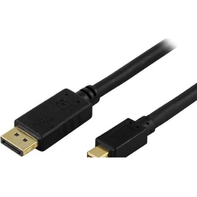 Mercodan Mini Displayportkabel, 4,5m (4.50 m), Videokabel, Schwarz Mercodan Mini Displayportkabel, 4,5m (4.50 m), Videokabel, Schwarz