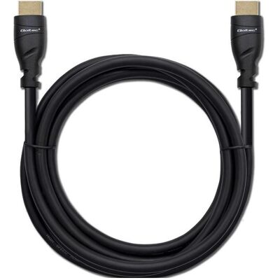 Qoltec HDMI – HDMI (5 m), Videokabel, Schwarz, Gold Qoltec HDMI – HDMI (5 m), Videokabel, Schwarz, Gold