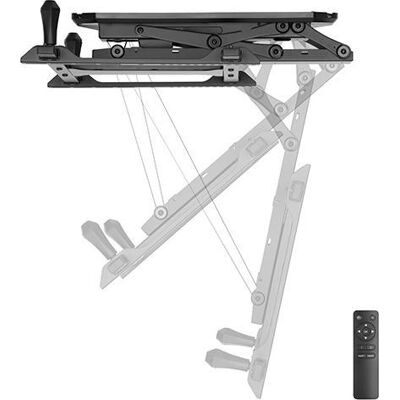 Lakuda Motorisierte und klappbare TV-Deckenhalterung mit Fernbedienung, 35 kg. 32" - 70" (Decke, 35 kg, 32" - 70"), TV Wandhalterung, Schwarz Lakuda Motorisierte und klappbare TV-Deckenhalterung mit Fernbedienung, 35 kg. 32" - 70" (Decke, 35 kg, 32" - 70"), TV Wandhalterung, Schwarz