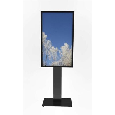 HI-ND Floorstand Glass with Casing 55" - Standfuss - für Digital Signage LCD-Panel - Metall, Glas - s (Boden), TV Wandhalterung, Schwarz HI-ND Floorstand Glass with Casing 55" - Standfuss - für Digital Signage LCD-Panel - Metall, Glas - s (Boden), TV Wandhalterung, Schwarz