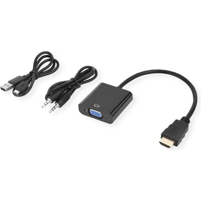 Secomp STANDARD Adapterkabel (HDMI, VGA), Video Adapter, Schwarz Secomp STANDARD Adapterkabel (HDMI, VGA), Video Adapter, Schwarz