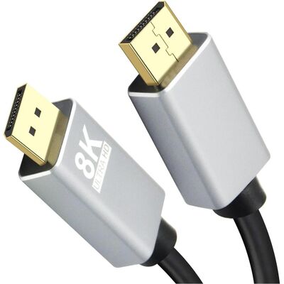 Helos DisplayPort – DisplayPort (3 m), Videokabel, Schwarz Helos DisplayPort – DisplayPort (3 m), Videokabel, Schwarz