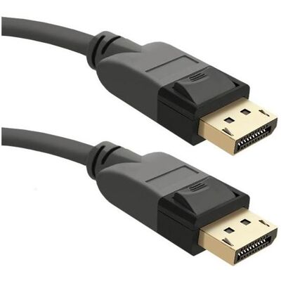Qoltec 50468 DisplayPort cable Black (0.06 m), Videokabel, Schwarz Qoltec 50468 DisplayPort cable Black (0.06 m), Videokabel, Schwarz