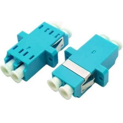 Tecline LWL Kupplung, LC/LC Duplex, OM3, aqua (türkis), Zubehör Netzwerk Tecline LWL Kupplung, LC/LC Duplex, OM3, aqua (türkis), Zubehör Netzwerk