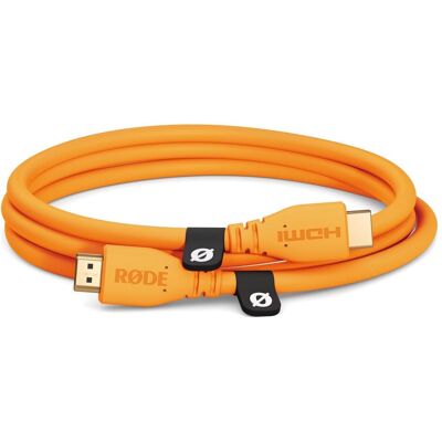 RØDE HDMI – HDMI (1.50 m), Videokabel, Orange RØDE HDMI – HDMI (1.50 m), Videokabel, Orange