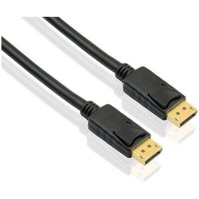 Helos DisplayPort-Kabel (1 m), Videokabel, Schwarz Helos DisplayPort-Kabel (1 m), Videokabel, Schwarz