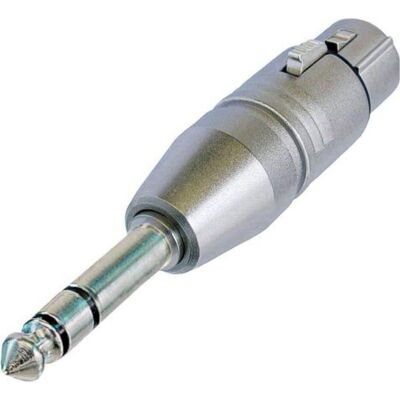 Neutrik NA3FP, Audioadapter (Klinkenadapter), Audio Adapter, Silber, Grau Neutrik NA3FP, Audioadapter (Klinkenadapter), Audio Adapter, Silber, Grau