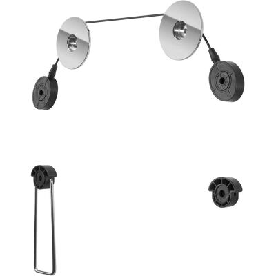 Goobay EasyMount (Wand, 50 kg, 37" - 70"), TV Wandhalterung, Schwarz, Silber Goobay EasyMount (Wand, 50 kg, 37" - 70"), TV Wandhalterung, Schwarz, Silber