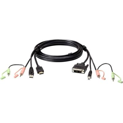 Aten 2L-7D02DH Tastatur- / Video- / Maus- (KVM-) Kabel, KVM-Switch Kabel Aten 2L-7D02DH Tastatur- / Video- / Maus- (KVM-) Kabel, KVM-Switch Kabel