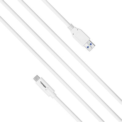Celexon USB-C auf USB-A Kabel - USB 3.2 Gen 2x1 0,5m, weiss (0.50 m, 15 W), USB Kabel Celexon USB-C auf USB-A Kabel - USB 3.2 Gen 2x1 0,5m, weiss (0.50 m, 15 W), USB Kabel