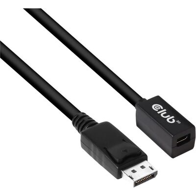 Club 3D DisplayPort — Mini DisplayPort (1 m), Videokabel, Schwarz Club 3D DisplayPort — Mini DisplayPort (1 m), Videokabel, Schwarz