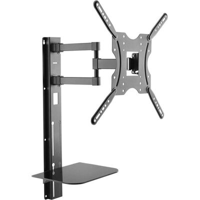 Maclean MC-772 TV-Halterung (55 Zoll) (Wand, 30 kg, 32" - 55"), TV Wandhalterung, Schwarz Maclean MC-772 TV-Halterung (55 Zoll) (Wand, 30 kg, 32" - 55"), TV Wandhalterung, Schwarz