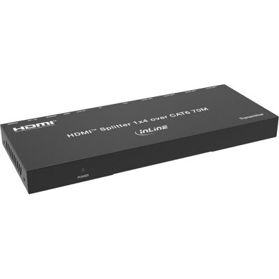 Eaton System przekazu sygnału AV InLine Video Splitter/Extender, 1x4, Cat.6, HDMI 4K/30Hz, Set, Switch Box Eaton System przekazu sygnału AV InLine Video Splitter/Extender, 1x4, Cat.6, HDMI 4K/30Hz, Set, Switch Box