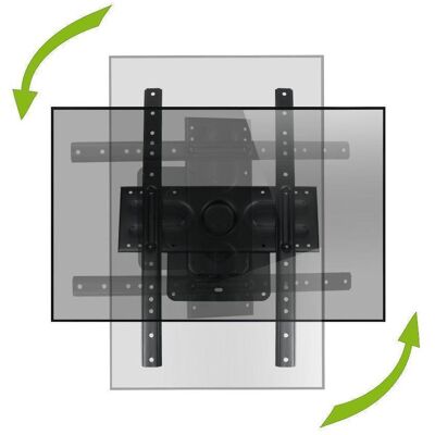 MonLines MWH011B drehbare TV Wandhalterung mit Pivot 37-80 Zoll, schwarz (50 kg, 37" - 80"), TV Wandhalterung, Schwarz MonLines MWH011B drehbare TV Wandhalterung mit Pivot 37-80 Zoll, schwarz (50 kg, 37" - 80"), TV Wandhalterung, Schwarz