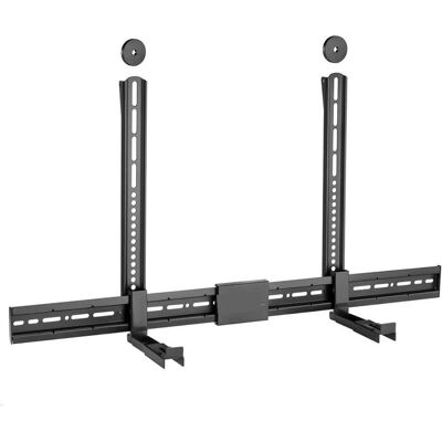 MonLines SBH002 Soundbar Halterung universal, schwarz (1 Stk., Wandmontage), Lautsprecher Ständer + Wandmontage, Schwarz MonLines SBH002 Soundbar Halterung universal, schwarz (1 Stk., Wandmontage), Lautsprecher Ständer + Wandmontage, Schwarz