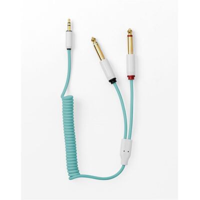 MyVolts ACV10SB - Candycords - audiocable 35263 curly green, Audiokabel MyVolts ACV10SB - Candycords - audiocable 35263 curly green, Audiokabel