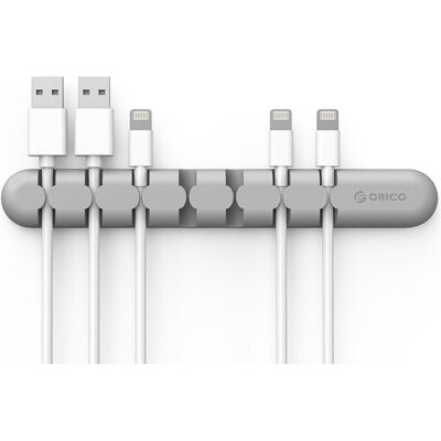 Orico, Kabelhalter, 7-Fach Kabel Halterung selbstklebend Orico, Kabelhalter, 7-Fach Kabel Halterung selbstklebend