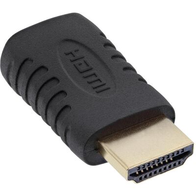 InLine HDMI auf Mini HDMI (Mini HDMI), Video Adapter, Schwarz InLine HDMI auf Mini HDMI (Mini HDMI), Video Adapter, Schwarz