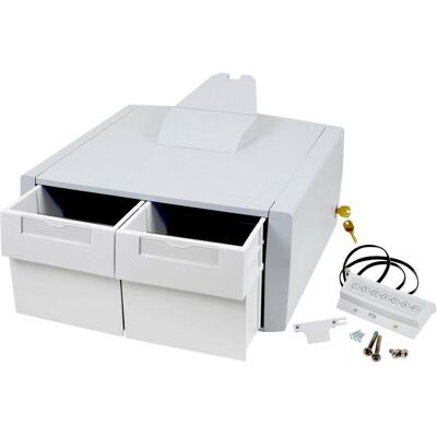 Ergotron Primary Double Tall Drawer - Montagekomponente (Auszugsmodul), TV Zubehör, Grau Ergotron Primary Double Tall Drawer - Montagekomponente (Auszugsmodul), TV Zubehör, Grau